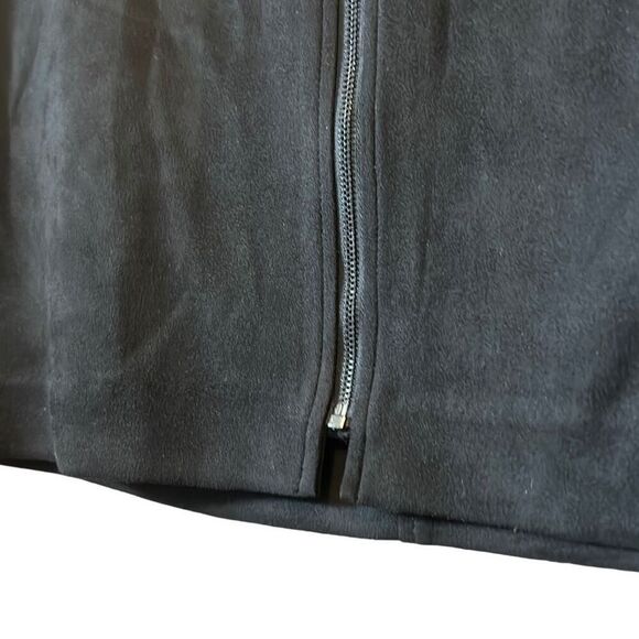 Apt. 9 faux-suede mineral black mini skirt size large Nwt - Picture 3 of 7